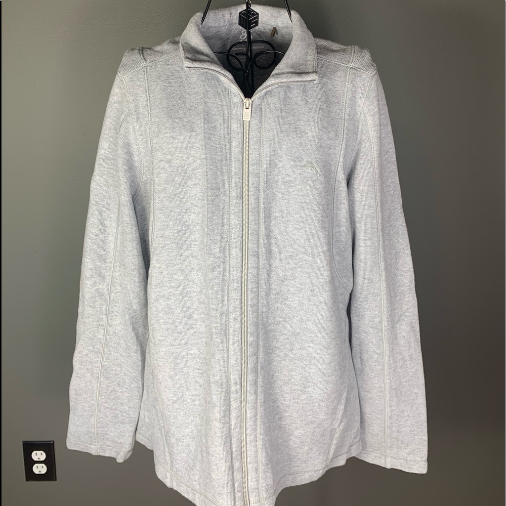 Men’s Tommy Bahama full zip sweater size large